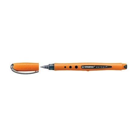 Stabilo stylo roller à encre bionic worker medium, noir