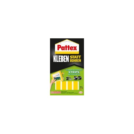Pattex pastilles adhesives pour montage, detachables, jaune