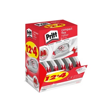Pritt roller correcteur compact flex, multi pack 16
