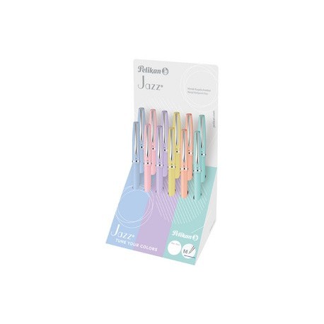 Pelikan stylo à bille jazz pastell, présentoir de 12