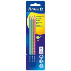 Pelikan crayon papier silverino, degré dureté: hb, blister