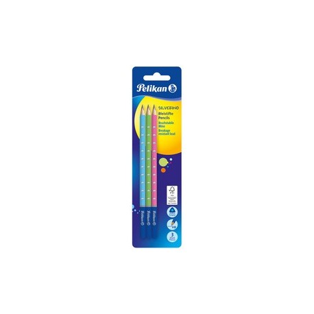 Pelikan crayon papier silverino, degré dureté: hb, blister