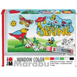 Marabu window color "spring time", set de 6