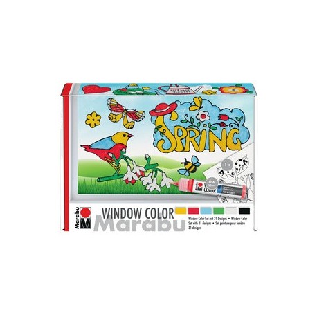 Marabu window color "spring time", set de 6