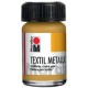 Marabu peinture pour tissu "textil metallic", or rose, 15 ml