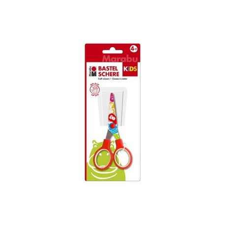 Marabu kids ciseaux de bricolage, rond, longueur : 130 mm