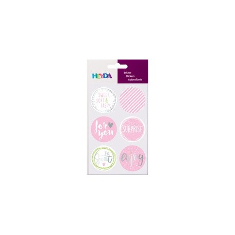 Heyda sticker rond "sweet", diamètre: 40 mm