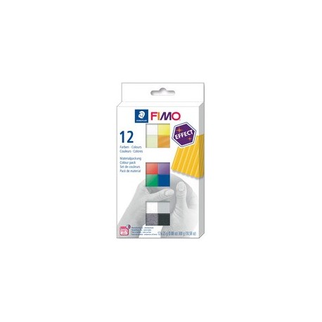 Fimo effect pâte à modeler, kit de 24