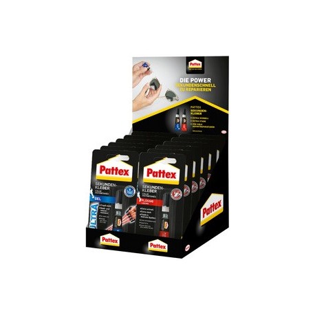 Pattex colle instantanée, présentoir de 24