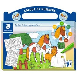 Staedtler kit de coloriage triplus "peinture au numéro dino"