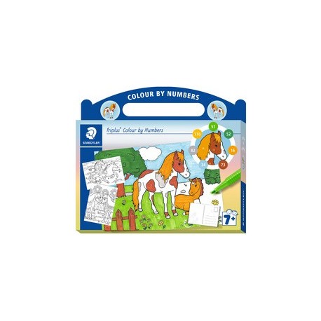 Staedtler kit de coloriage triplus "peinture au numéro dino"