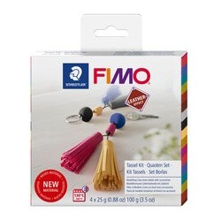 Fimo effect leather kit de modelage tassels, à cuire au four