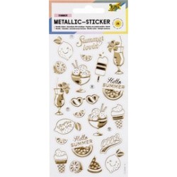 Folia autocollant métallisé summer loving, feuille: 95x175mm