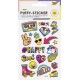 Folia autocollant puffy cool day, format: 105 x 160 mm