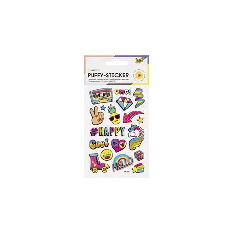 Folia autocollant puffy cool day, format: 105 x 160 mm