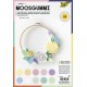 Folia gommette en mousse pastel, non autocollant 10 feuilles