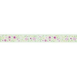 Folia ruban adhésif décoratif washi-tape hotfoil gold fleurs