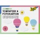 Folia bloc papier dessin teinté/carton bricolage basic, a6