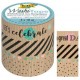 Folia ruban adhésif déco washitape papier kraft ii, kit de 4
