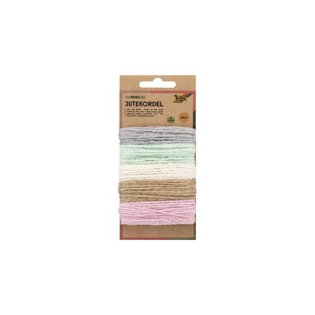 Folia cordon de jute, 5 x 4 m, assorti
