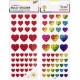 Folia sticker holographique "coeurs", assorti