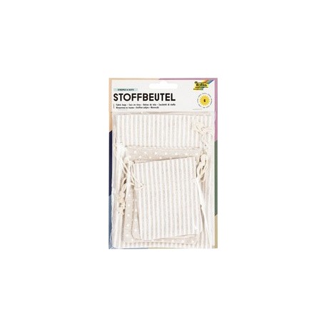Folia sachet en tissu avec impression de motif, 3 tailles