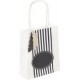 Folia sac en papier kraft, 125 x 50 x 150mm, naturel