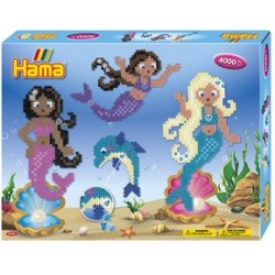 Hama perles à repasser midi "sirènes", coffret cadeau