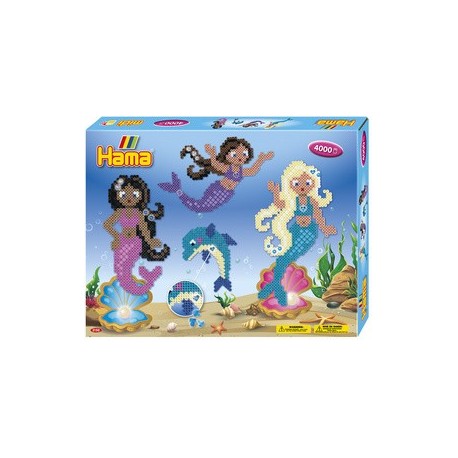 Hama perles à repasser midi "sirènes", coffret cadeau