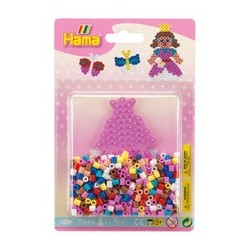 Hama perles à repasser midi "princesse/papillon", blister