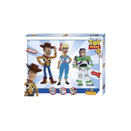 Hama perles à repasser midi "toy story 4", kit cadeau