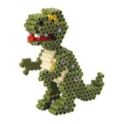 Hama perles à repasser midi 3d "dinosaures", coffret cadeau