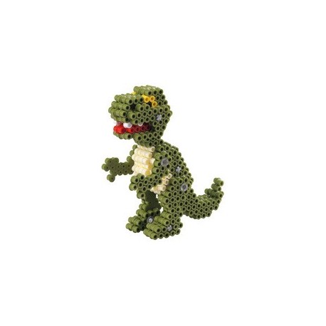 Hama perles à repasser midi 3d "dinosaures", coffret cadeau