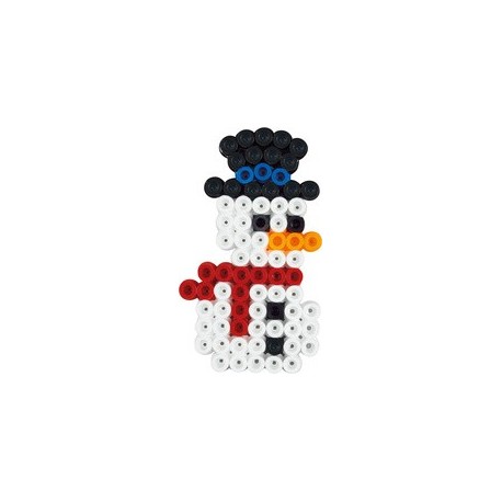 Hama perles à repasser maxi + plaque "noël", en boîte