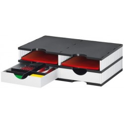 Styro station de classement styrodoc duo, 4 compartiments