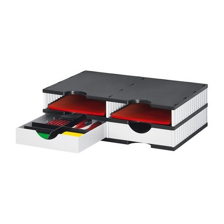 Styro station de classement styrodoc duo, 4 compartiments,