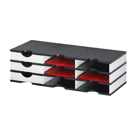 Styro station de classement styrodoc trio, 9 compartiments
