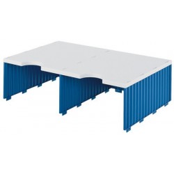 Styro module d'extension styrodoc duo, 2 compartiments,