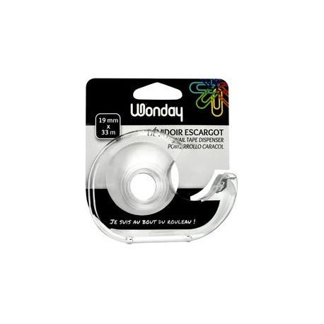 Wonday dévidoir manuel, transparent, en plastique, vide