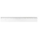 Wonday règle plate, 200 mm, en plastique, transparent
