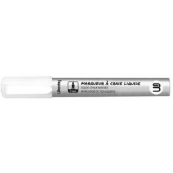 Wonday marqueur craie, pointe ogive, blanc