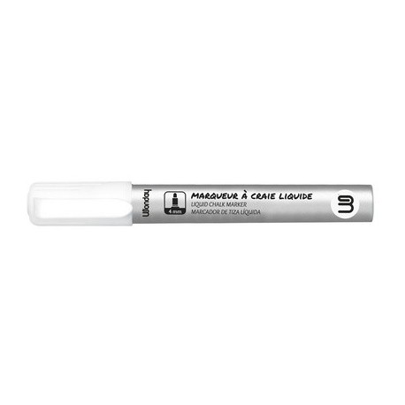 Wonday marqueur craie, pointe ogive, blanc