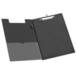 Wonday porte-bloc à pince, a4, revêtement pvc, noir