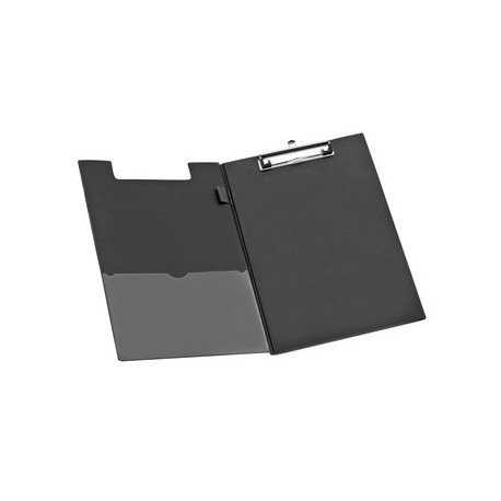 Wonday porte-bloc à pince, a4, revêtement pvc, noir