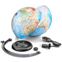 Wonday globe lumineux glob'n'kit, texte francais, 300 mm