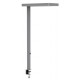 Maul lampadaire de bureau à led mauljuvis, pince, argent