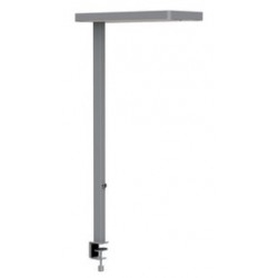 Maul lampadaire de bureau à led mauljuvis, pince, argent