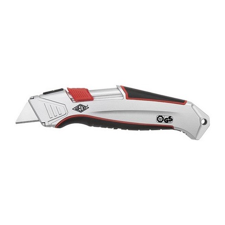 Wedo cutter de sécurité alu, lame: 19 mm, argent/anthracite/