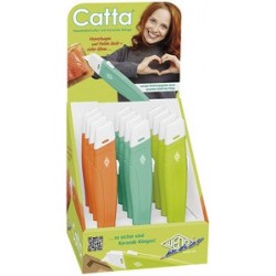 Wedo cutter ménager catta lame céramique, présentoir de 12 (LOT DE 12)