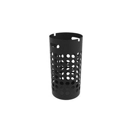 Unilux porte-parapluie slim, en plastique, noir